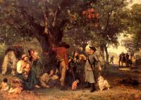 Knaus, Ludwig - Gypsies in the Forest